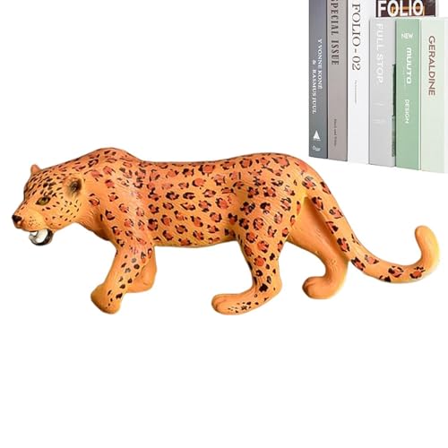 Fanysdsi Waldtiere Figuren - Niedliche Tierfigur,Realistische Jumbo Wild Zoo Animals Figuren Afrikanische Dschungeltiere Elefant, Giraffe, Löwe, Tiger, Gorilla für Kinder Kleinkinder von Fanysdsi