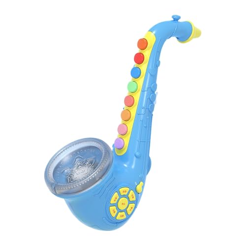 Kinder Saxophon Spielzeug - 8 Note Saxophon mit Lichtern und Geräuschen, Kinder Saxophon/Trompete/Klarinette Simulation Instrument, Frühen Lernen Pädagogisches Musical Spielzeug für Jungens & Mädchen von Fanysdsi