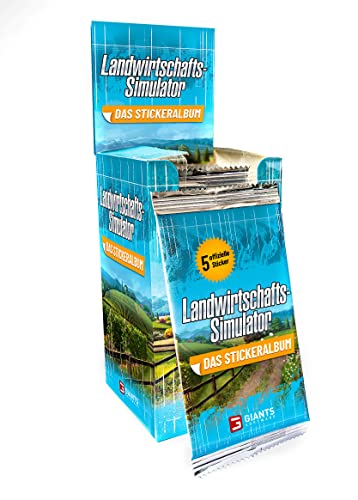 Landwirtschafts-Simulator Sammelkarten Display (36 Stickerpacks, originalgetreue Abbildungen von Fahrzeugen + Geräten, insgesamt 14 internationale Marken) von Farming Simulator