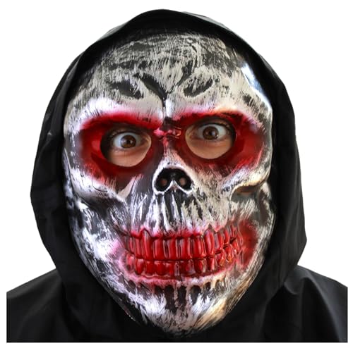 Fartoni Halloween Masken Oder The Purge Maske Horror-Halloween-Schädelmasken. Killerclown-Maske, Purge-Maske, Skelett, Dämon. Gruselige Kostüme Und Halloween-Kostümzubehör. von Fartoni