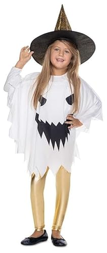 Gespenst Kostüm Kinder Für Mädchen Oder Jungen. Geister Kostüm Kinder Für Jungen Oder Mädchen. Weißes Umhang- Oder Poncho-Geisterkostüm Für Halloween. Geisterkostüme Für 2 3 4 5 6 Jahre. von Fartoni