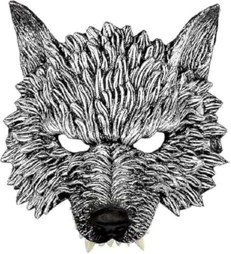 Werwolf Maske Oder Wolf Maske. Maske Terror Oder Angst Für Halloween. Zubehör Für Halloween Kostüme. Masken Für Kinder Halloween. von Fartoni