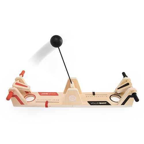 Fat Brain Toys VolleyShot | Hin- und Her-Paddelball-Tischspiel | Holzspielzeug mit integrierten Punkteschiebern | Kinderspielzeug ab 8 Jahren, S Fat Brain Toys VolleyShot | Hin- und Her-Paddelball-Tischspiel | Holzspielzeug mit integrierten Punkteschiebern | Kinderspielzeug ab 8 Jahren, S von Fat Brain Toys