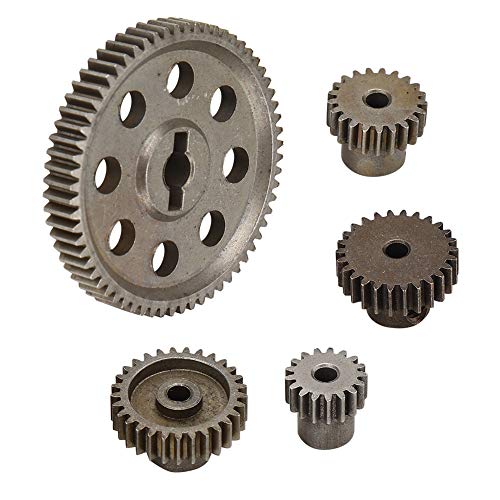 Brushless Motor Set, 64T 17T 21T 26T 29T Maßstab 1:10 Fernbedienungskriecher Differential Hauptmetall Stirnrad RC Motorgetriebe RC Teilzubehör HSP Brontosaurus 1/10 LKW von Fauitay