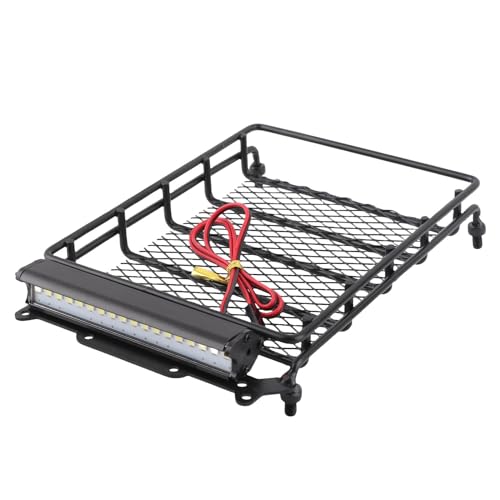 Fauitay RC -Gepäckständer, Metall RC -Dachregal, Gepäckträger mit LED, Geeignet für MN D90 99S RC -Automodell Geeignet Fauitay RC -Gepäckständer, Metall RC -Dachregal, Gepäckträger mit LED, Geeignet für MN D90 99S RC -Automodell Geeignet von Fauitay