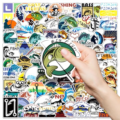 100 Stück Angelaufkleber-Set,Stickers für Back of Koffer,Skateboards,Laptops,Fahrräder,Gepäck,Wasserflaschen,wasserdichte Vinyl Aufkleber für Kinder Jugendliche,Sticker Aesthetic 100 Stück Angelaufkleber-Set,Stickers für Back of Koffer,Skateboards,Laptops,Fahrräder,Gepäck,Wasserflaschen,wasserdichte Vinyl Aufkleber für Kinder Jugendliche,Sticker Aesthetic von Favson