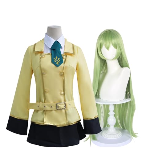 Fayeeda CC/Lelouch Vie Britannia Cosplay Kostüm Anime CODE GEASS： Lelouch of the Rebellion Cosplay Outfit, mit Perücke für Damen Herren Halloween von Fayeeda