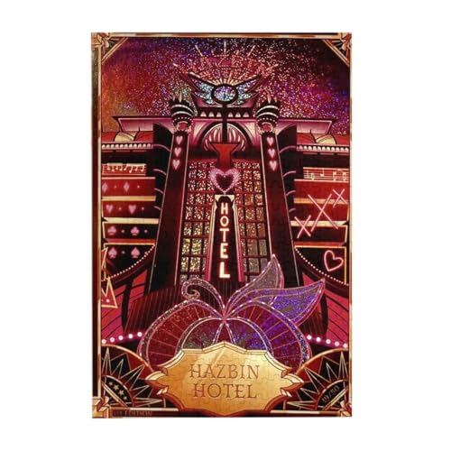 Puzzle 300/500 Stück Ainme Hazbin Hotel Alastor buntes Legespiel DIY Holz Geschicklichkeitsspiel Geschenk Erwachsenenpuzzle ab 14 Jahren von Fayeeda