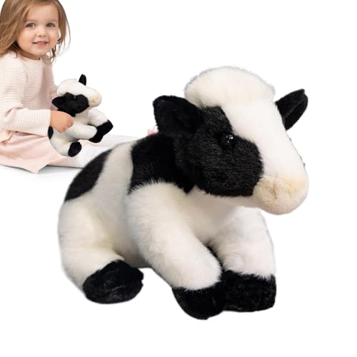 Cute Animal Cows, 8.6 Inch Cow Stuffed, Bedtime Cattle Plush, Yak Stuffed Animal, Farm Plush Toy, Cow Stuffy Toy, Stuffed Animal Cows, Soft Cow Plush, Farm Animal Plush for Girlfriends, Sisters von Fbinys