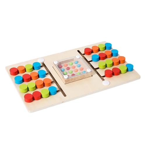 Farbform-Abstimmungsspiel, Gehirn-Teaser für Kinder, Feinmotorikspielzeug, Hand-Puzzle-Spiel, pädagogisches Gehirnspiel, Kinder-Matching-Board, Einzel- und Doppelgrößen-Puzzle, lustige Aktivität für von Fbinys