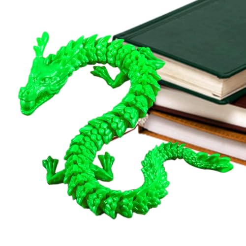 Fbinys 3D-Gedruckter Drache,3D-Gedruckter Drache - Flexibles Desktop-Haustierspielzeug - 3D-Druck-Drachen-Montagespielzeug, bewegliche Drachenfiguren, Spielzeug für die Schreibtischdekoration von von Fbinys