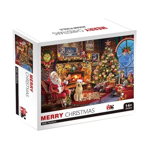 Fbinys Adventskalender Puzzle | Cheer Jigsaw Puzzle Adventskalender | Jeden Tag im Dezember 24 Tage Kalender Puzzle Winterferien Puzzle für Familienspaß von Fbinys