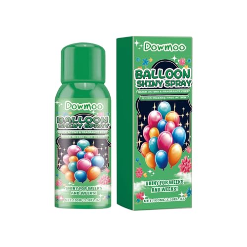 Fbinys Balloon Shining Spray | Ballonspray Shine für elegantes Glanz-Finish | Sofortiger Hochglanz, elegantes Finish, schnelltrocknend 100ml Sprühaufheller für dauerhaften Glanz auf Partys von Fbinys