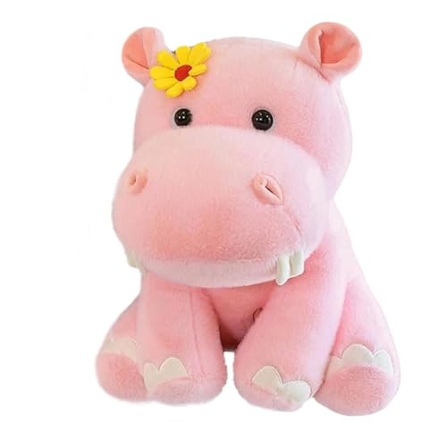 Fbinys Cartoon Stuffed Animal, Cute Plush Hippo Toy, Soft Plush Doll, Portable Plushie, Stuffed Animal, Creative Hippo Plushie, Cuddly Stuffed Toys, Adorable Plush Dolls, Plush Pillow for Kids von Fbinys