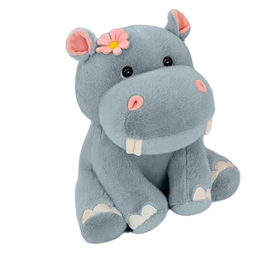 Fbinys Cartoon Stuffed Animal, Cute Plush Hippo Toy, Soft Plush Doll, Portable Plushie, Stuffed Animal, Creative Hippo Plushie, Cuddly Stuffed Toys, Adorable Plush Dolls, Plush Pillow for Kids von Fbinys