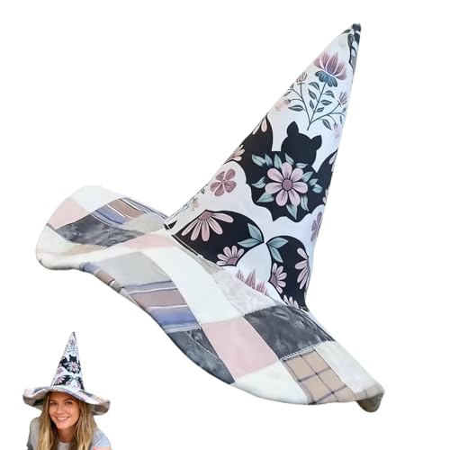 Fbinys Hexenhut - Stundlich Halloween Volkskunstdesign für Kostümpartys, Feiertagskarnivale mit Dress -up -Funktion, dekorative Kopfbedeckung für Maskerade -Bühnenaufführung, 18 Zoll Fbinys Hexenhut - Stundlich Halloween Volkskunstdesign für Kostümpartys, Feiertagskarnivale mit Dress -up -Funktion, dekorative Kopfbedeckung für Maskerade -Bühnenaufführung, 18 Zoll von Fbinys
