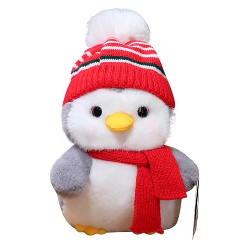 Fbinys Plush Toy, Stuffed Doll, Winter Plush, Cute Stuffed Animal, Doll with Scarf, Animal Comfort Toy, Plush Toy Soft Doll, Plush with Hat, Winter Animal Plush Toy, Soft von Fbinys