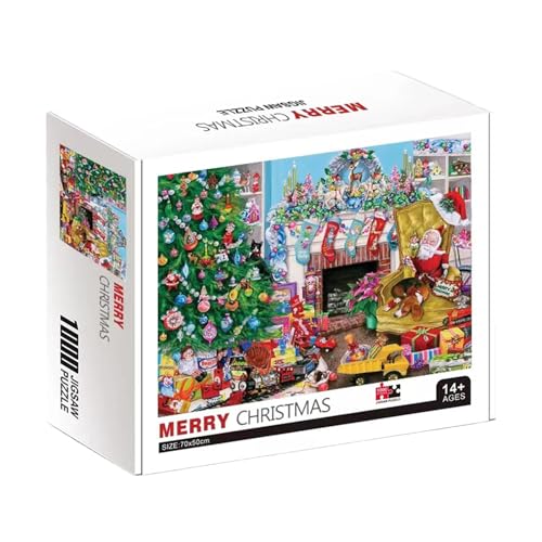 Fbinys Puzzle Adventskalender - Countdown bis Weihnachten Puzzles - 24-Tage-Kalender Vintage Cheer Daily Dezember Puzzles Kinder und Erwachsene von Fbinys