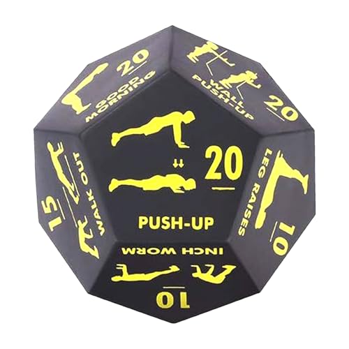 Fitness Dice, Dice Game Group, Portable Strength Training Tool, Randomized Workout Generator, Foam Material, 6-Piece Set, Ideal for Home Gym, Outdoor, Travel, Sports Team Exercise Fitness Dice, Dice Game Group, Portable Strength Training Tool, Randomized Workout Generator, Foam Material, 6-Piece Set, Ideal for Home Gym, Outdoor, Travel, Sports Team Exercise von Fbinys