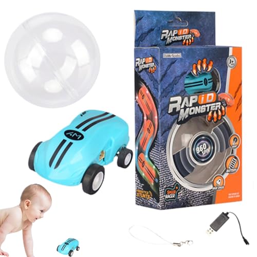 Flashspin Small Racer High Speed Racing Car 360 Grad Stunt Car Racing Pocket Toy Car Stunt Rotation Car Kids Racing Model Car Pocket Racing Toy Boys and Girls Toy Car Racing Toy for Children von Fbinys