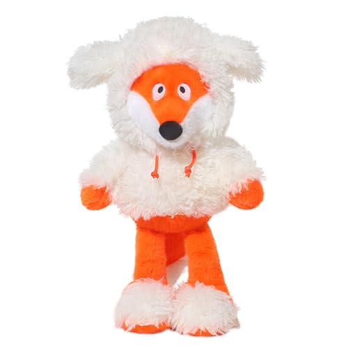 Fox Stuffed Animal, 20 Inch Fox Plushie, Cartoon Plush Animal, Soft Animal Pillow, Transformative Plush Toy, Lamb Plush Doll, Cuddly Plush Fox Doll, Huggable Fox Plushie, Fox Plush Toy for Kids von Fbinys