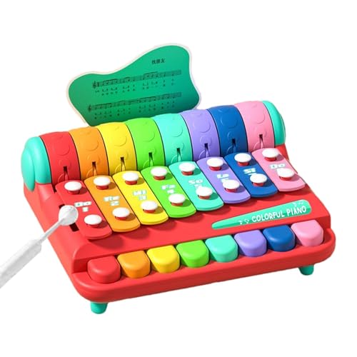 Kids Piano Toy, Interactive Knocking Toy, Portable Musical Instruments, Educational Piano Keyboard, Colorful Kids Piano, Early Learning Music Toy, Children's Music Toy, Piano Toy for Birthday von Fbinys