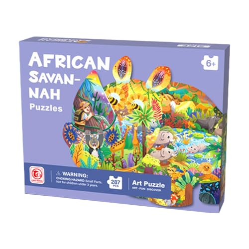 Kinderpuzzles, Tierformpuzzles, Bunte Kinderpuzzles, Lernpuzzlespielzeuge, Frühentwicklungspuzzles, Jungenmädchenpuzzles, Dekorative Puzzles, Motorikpuzzles Für Und Mädchen von Fbinys