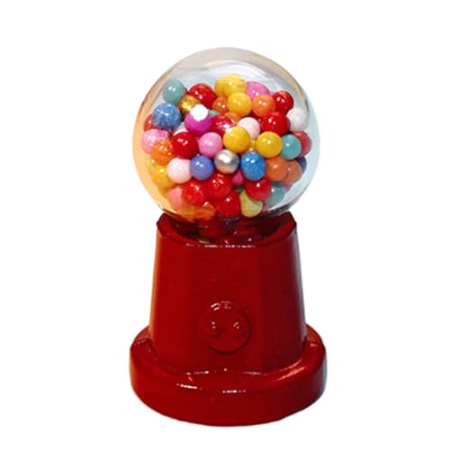 Kleine Süßigkeitenmaschine Spielzeug, Puppenhaus Süßigkeitenmaschine, Niedliche Puppenhaus Dekoration, Kreative Süßigkeitenmaschine, Desktop Candy Machine Miniatur Candy Dispenser Zubehör Spielen von Fbinys