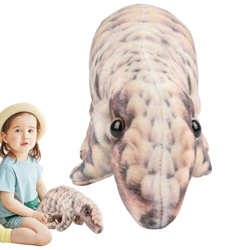 Pangolin Stuffed Animal, Plush Animal Pillow Kids, Realistic Pangolin Plush, Skin Friendly Stuffed Toy, Animal Pillow, Soft Pangolin Toy Cushion, Animal Comfort Pillow, Plush Pillow for Boys Girls von Fbinys