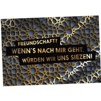 Grußkarte Siezen, 17,5cm x 12cm von Fck You Cards Krause & Tietjen GbR