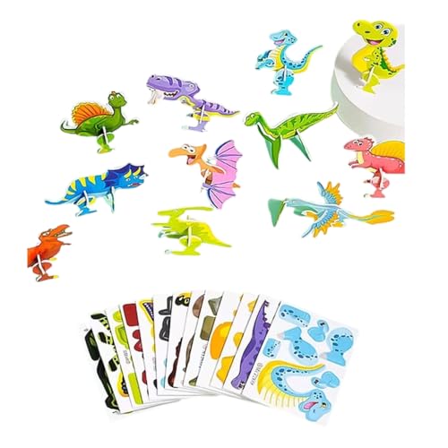 Fcnjsao 25 Teile/Satz Kleinkinder Cartoon Thema 3D Puzzle Spielzeug Kinder Baustein Spielzeug Hand Augen Koordination Training Spielzeug von Fcnjsao