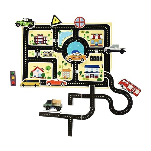 Fcnjsao Baby Spielzeug Flexible Road Track Auto Stick Bad Spielzeug Kinder Badezimmer Badewanne Aufkleber Frühe Bildung Puzzles Uhrwerk Bad Spielzeug von Fcnjsao