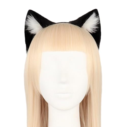 Fcnjsao Cartoon Cosplay Kostüm Wolf Haar Hoop Pelzigen Kätzchen Haar Styling Für Live Show Stirnbänder Pelzigen Katzen von Fcnjsao