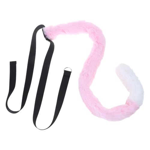 Fcnjsao Cosplay Maid Hairhoop Ohrhaarband Anpassen Katzen Schwanz Kostüm Haare Dekore Mädchen Themenparty Kopfschmuck von Fcnjsao