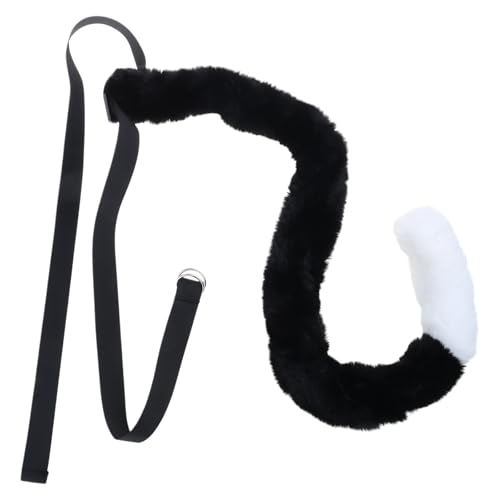 Fcnjsao Cosplay Maid Hairhoop Ohrhaarband Anpassen Katzen Schwanz Kostüm Haare Dekore Mädchen Themenparty Kopfschmuck von Fcnjsao