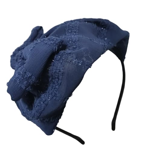 Fcnjsao Fascinator Für Frauen Elegante Bögen Stirnband Kostüm Kopfstückhaarzubehör Für Halloween Partys Und Bankette von Fcnjsao