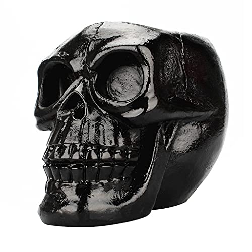 Fcnjsao Gruselige Totenkopf Figur Aus Kunstharz Ornamente Und Arbeitszimmer Dekoration Halloween Dekoration Geschenk von Fcnjsao