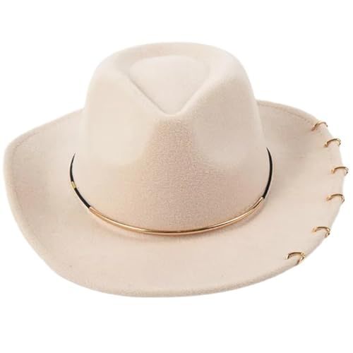 Fcnjsao Klassischer Fedora Für Maskeraden Anzieh Gentleman Mit Rollkrempe Für Erwachsene Karneval Party Cowboy Foto Kopfbedeckung von Fcnjsao