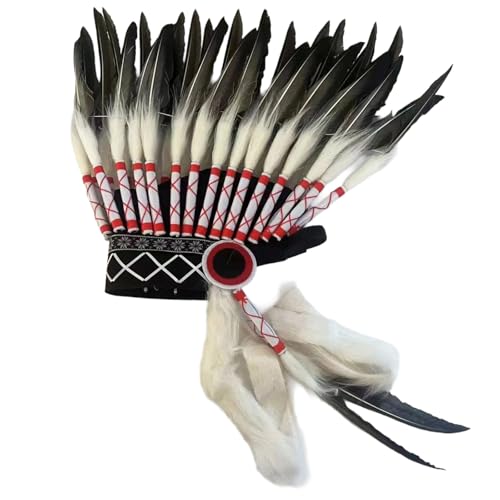 Indisches Amerikanisches Kostümstirnband Für Carnivals Party Festival Requisiten Haarband Indisches Hairhoop Cosplay Kopfstück von Fcnjsao