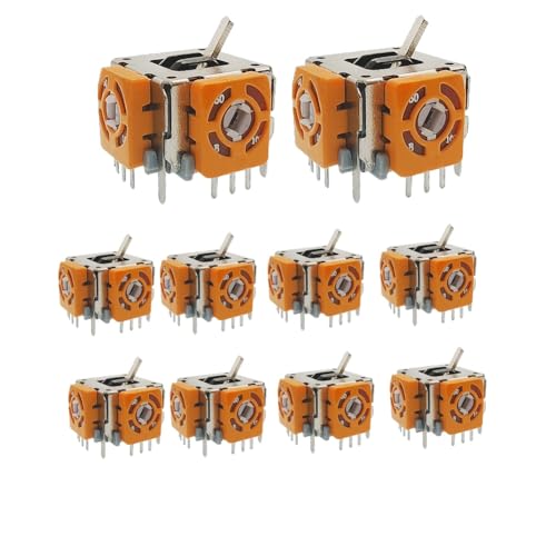 Fcuajdkq 10PCS Modellierspielzeug Zubehör Teile Spiel Joystick Potentiometer für 100.000 Zyklen Life Side Flying Throttle Joystick von Fcuajdkq