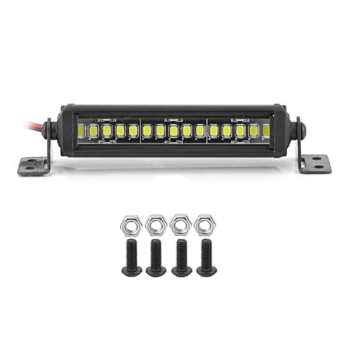 Fcuajdkq RC Auto-Dachlampe 24 36 LED-Lichtleiste für 1/10 RC Crawler Axial SCX10 90046/47 SCX24 D90 TRX4 Karosserie, D-Teile von Fcuajdkq