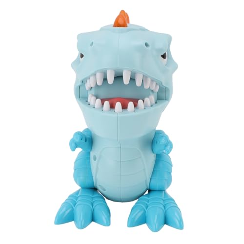 Dinosaurier Finger Bite Spielzeug Dinosaurier Zähne Spiel Interaktiver Sound Spaß Sicheres Plastik Angst Erleichterung für ab 3+ mit Aa Batterie X2 (Blue) von Fdit