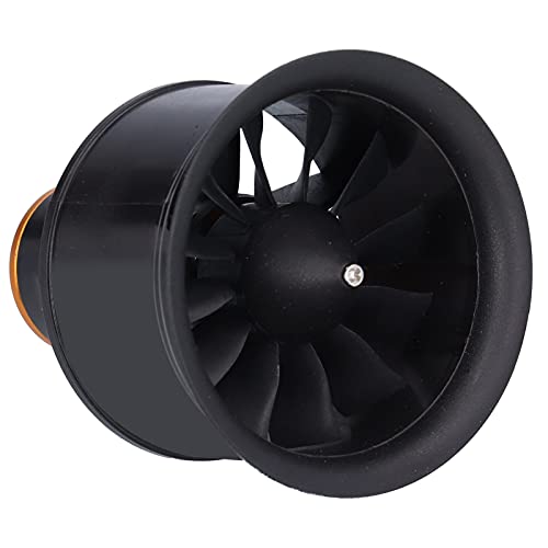 Fdit Dynamic Balance 50 Mm Elektrischer Impeller für RC-Flugzeuge, Bürstenloser Motor, Schwarzes Kupfermaterial, 3–4S Lipo-Batterien (5000 kV im Uhrzeigersinn) von Fdit