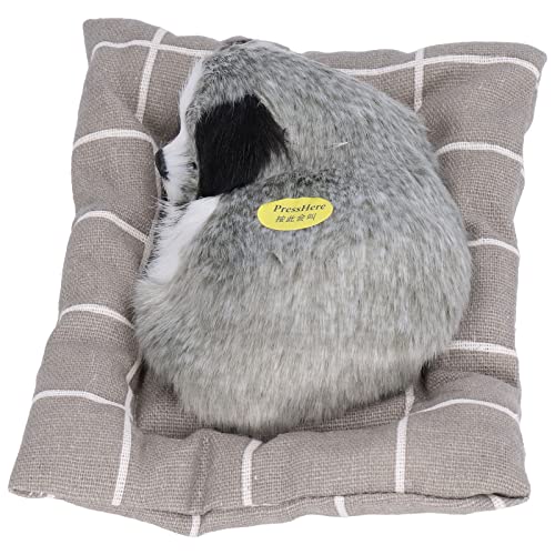 Fdit Make Sound Schlafendes Hundespielzeug mit Stoffkissen, Niedliche Plüsch-Hundepuppe für Auto, Schlafzimmer, Büro, Dekoration, Ideales für, 18 X 13 cm (Heiser) von Fdit