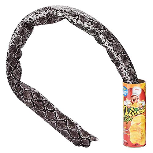 Yosoo Fdit Snake Trick Toy Kartoffelchip-Dose lustige Streiche Witz Sprung Pop Out Spring Party für Scherzartikel Geburtstags Aprilscherz Spielzeug von Fdit