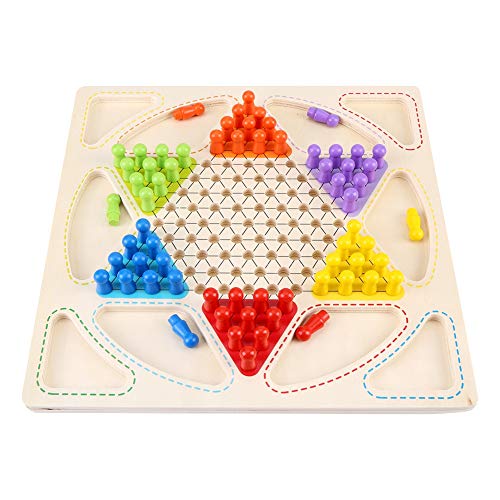 Fdit Socialme-EU Chinesisches Damenspiel aus Holz 12,2 Zoll Doppelseitige Holzschilder Buntes Schachspiel fliegend für Kinder Fdit Socialme-EU Chinesisches Damenspiel aus Holz 12,2 Zoll Doppelseitige Holzschilder Buntes Schachspiel fliegend für Kinder von Fdit