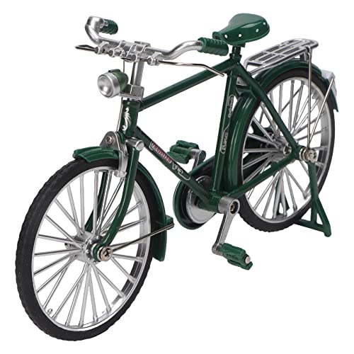 Fdit Vintage-Metall-Fahrradmodell, Exquisite Details, Schreibtisch-Dekoration, Bücherregal, Ornament, Retro-Finger-Fahrrad-Spielzeug, Sammlerszene von Fdit