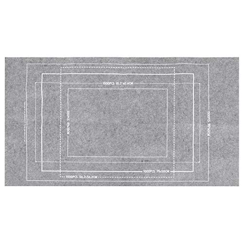 Filz-Puzzlematte, Großes Fassungsvermögen, Graue Puzzle-Aufbewahrungsdecke für, 66 X 116 cm von Fdit