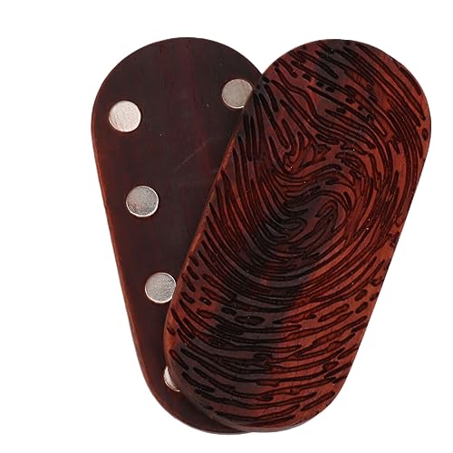 Magnetisches Finger-Slider-Spielzeug, Padauk-Holz, Unruhiges Finger-Spielzeug, Dekompressionsspielzeug aus Holz, Stressabbau, ADHS, Büro-Zappelspielzeug (Shannan-) von Fdit