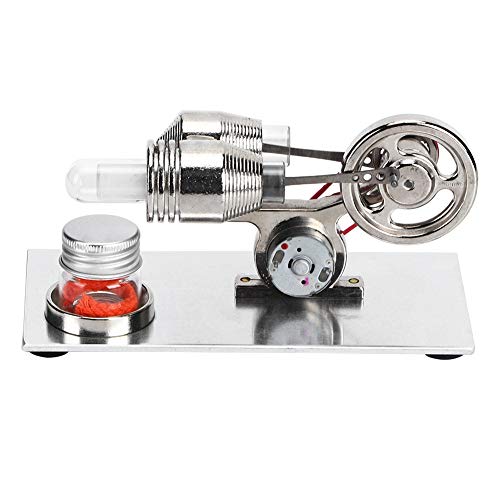 Miniatur-Silber-Stirlingmotor-Laborexperiment, Pädagogisches Spielzeug von Fdit